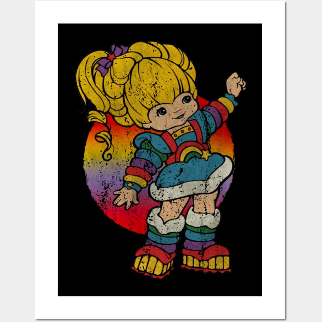 Classic rainbow brite 80s Wall Art by Freaks